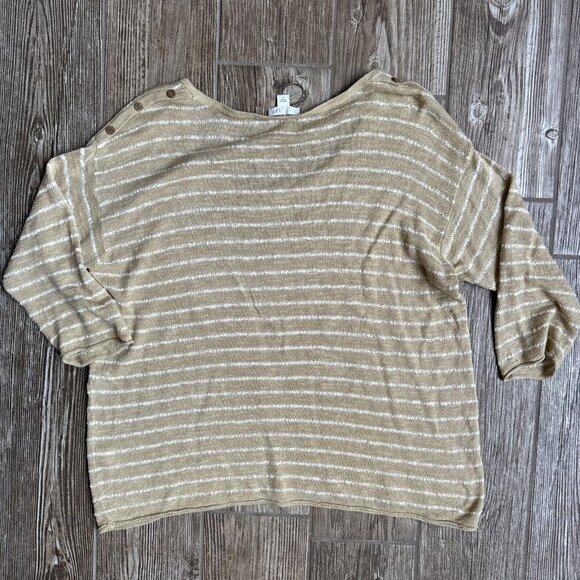 2/$18 SALE!‎ J Jill Sweater Womens S Beach Lagenlook Coquette Coastal Cottage - Picture 9 of 9